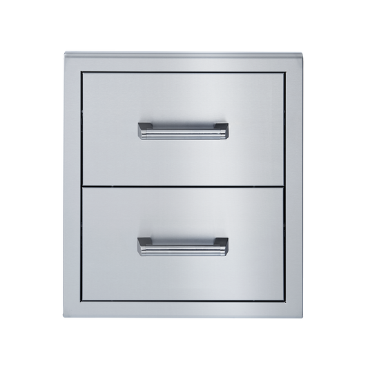 Broilmaster 20 Inch Double Drawer Unit - BSAW2022D - Texas Outdoor Patio Center