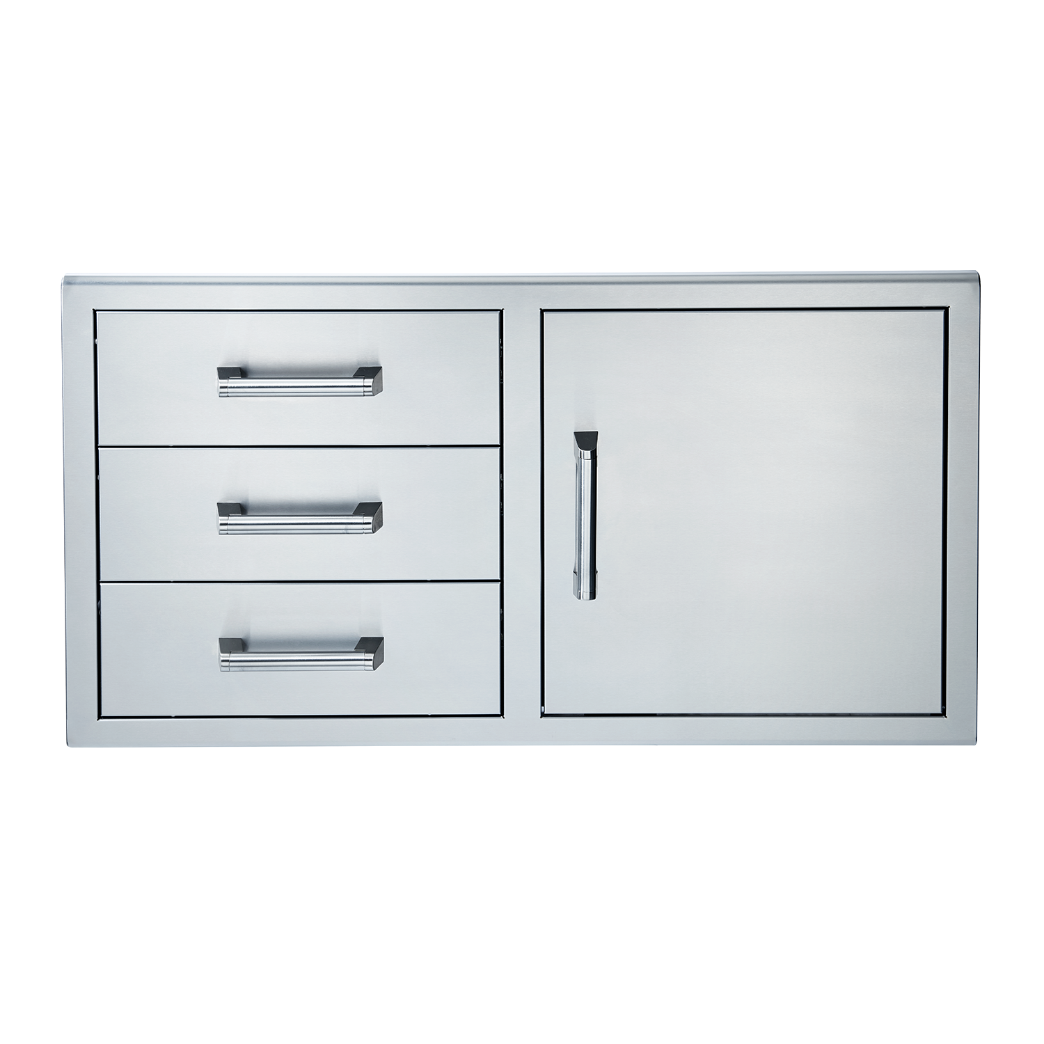 Broilmaster Stainless 42 inch Single Door Triple Drawer combo unit 