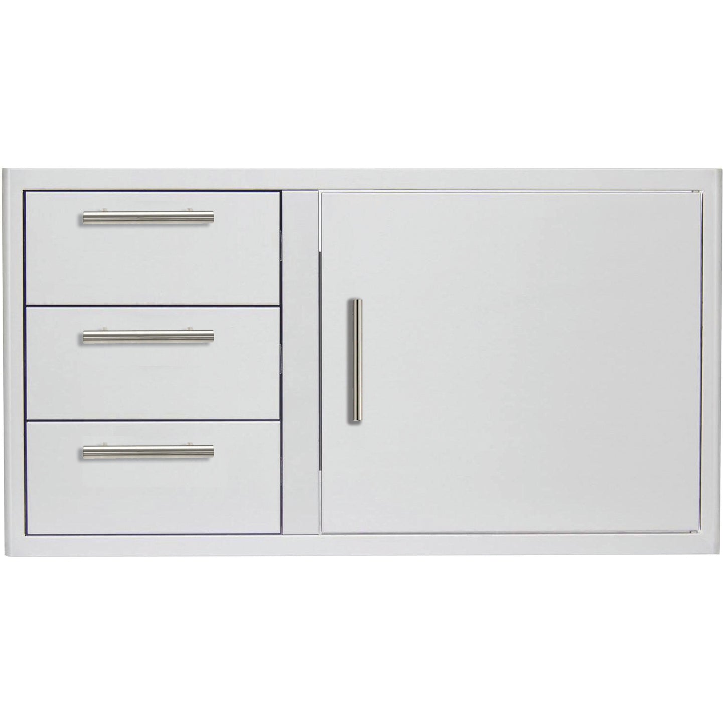 Blaze 39 Inch Access Door and Triple Drawer Combo - BLZ-DDC-39-R-LTSC - Texas Outdoor Patio Center
