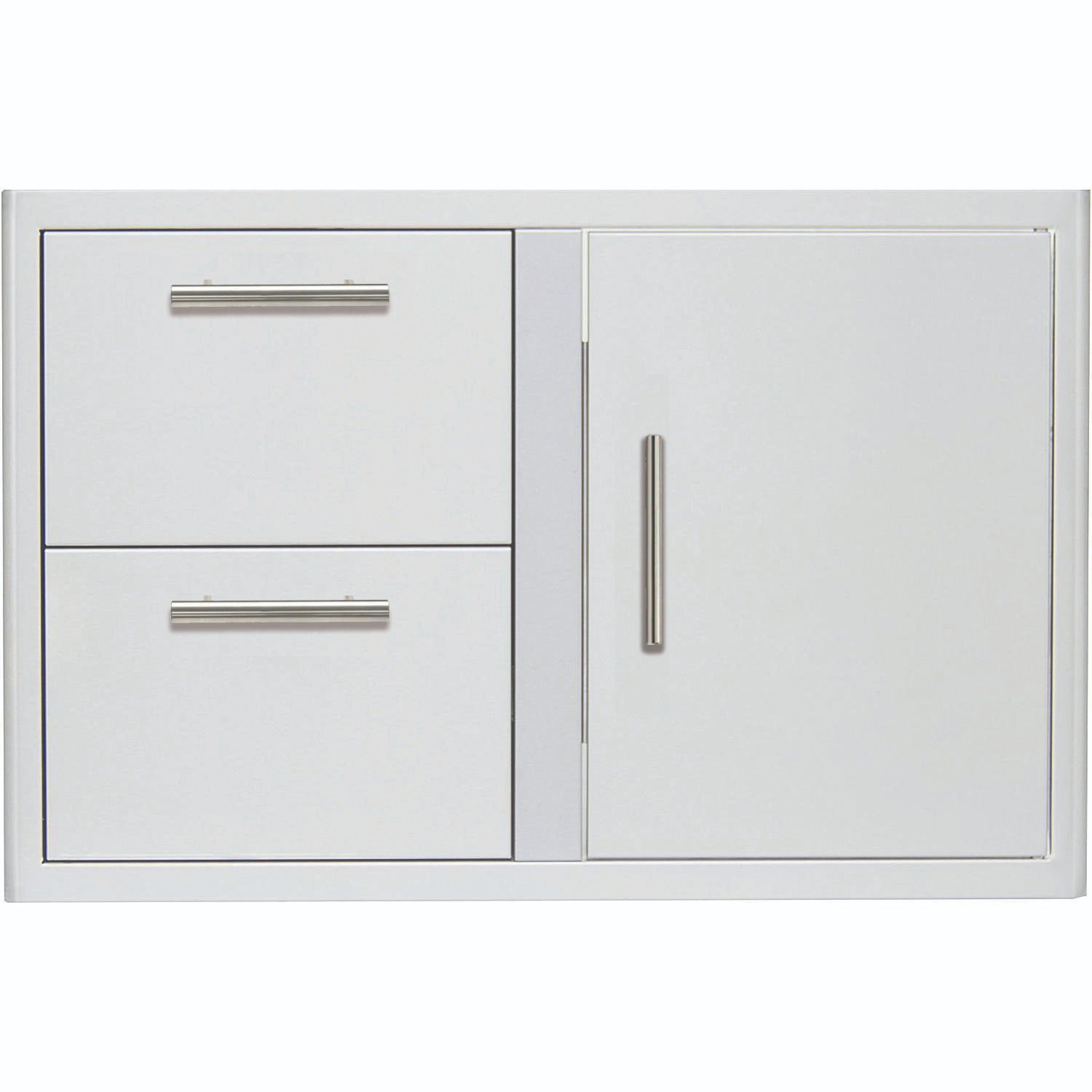 Blaze 32 Inch Access Door and Double Drawer Combo - BLZ-DDC-R-LTSC - Texas Outdoor Patio Center