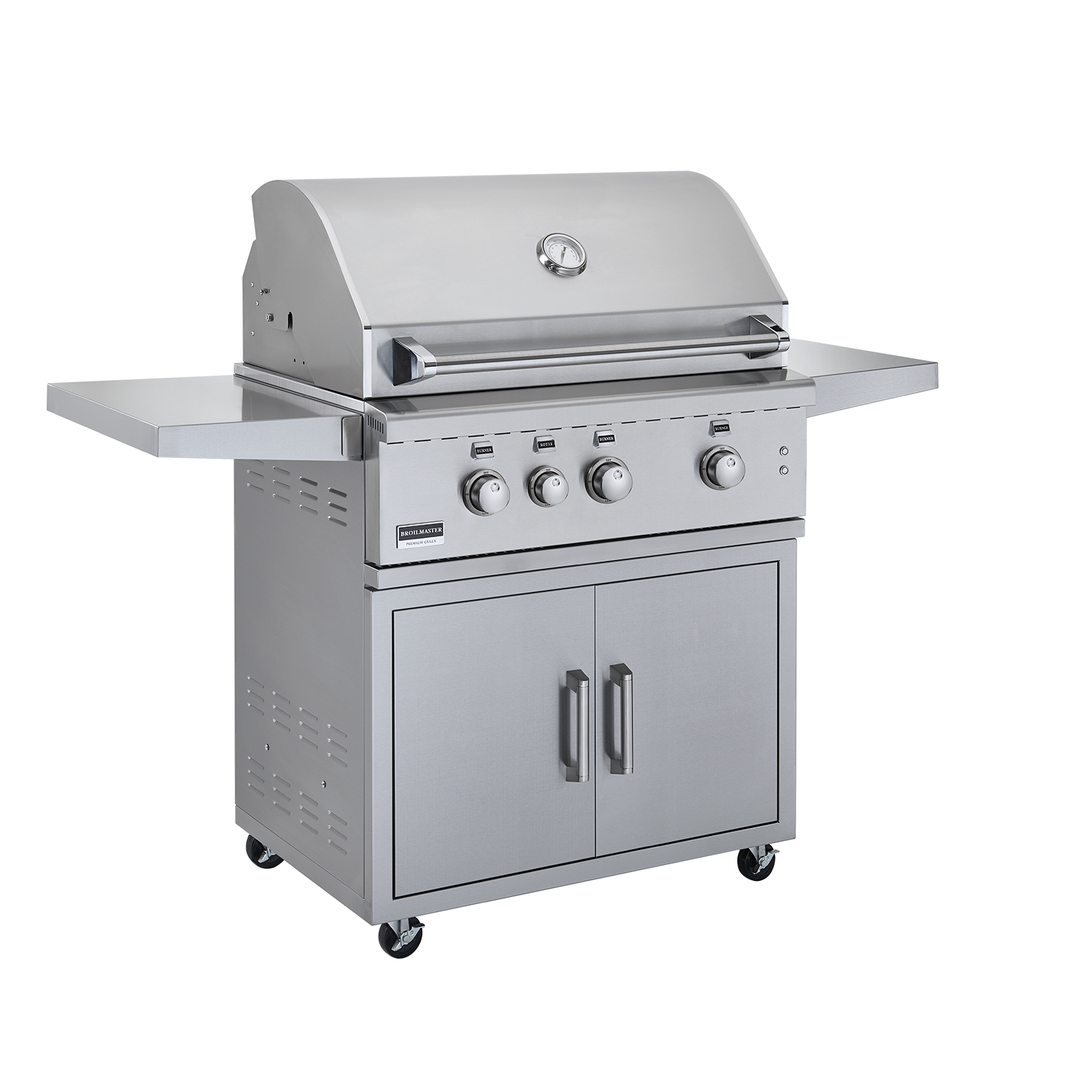 Broilmaster 34 Inch 3 Burner Gas Grill with Cart - BSG343-1 - Texas Outdoor Patio Center