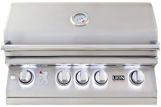 Lion 32 Inch 4 Burner Gas Grill - L75000 Natural Gas - 75623 - Texas Outdoor Patio Center