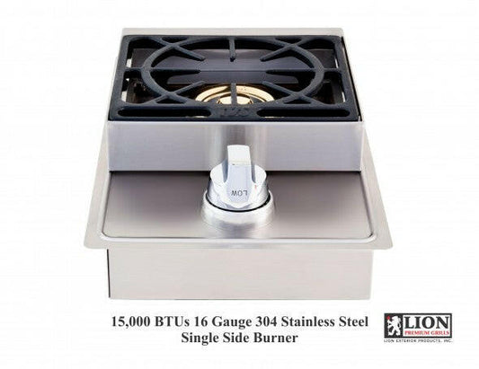 Lion Single Side Burner Propane - L6247 - Texas Outdoor Patio Center