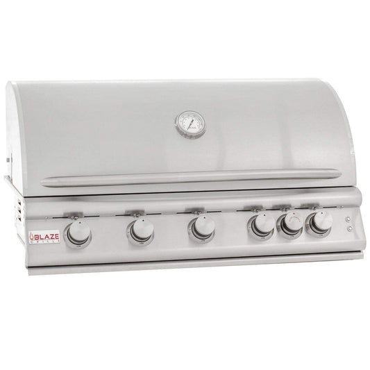 Blaze 40 Inch 5 Burner LTE Natural Grill Grill with IR - BLZ-5LTE2-NG - Texas Outdoor Patio Center