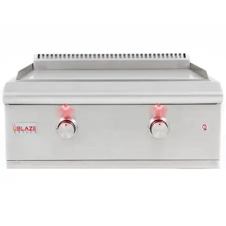 Blaze 30 Inch Built-in Gas Griddle LTE - BLZ-GRIDDLE-LTE-NG - Texas Outdoor Patio Center